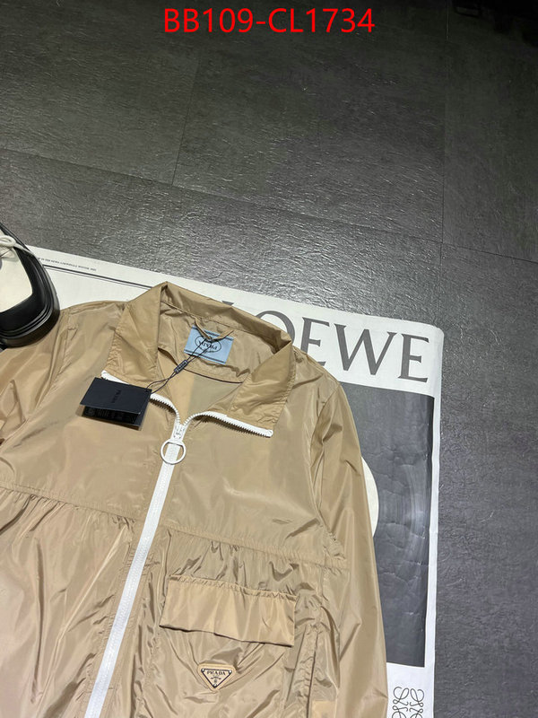 Clothing-Prada exclusive cheap ID: CL1734 $: 109USD