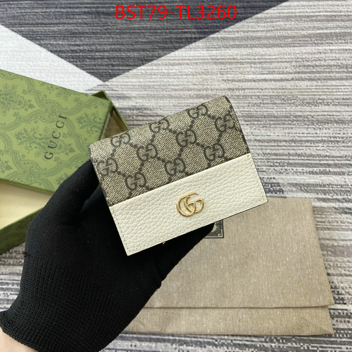 Gucci Bags(TOP)-Wallet- what best replica sellers ID: TL3260 $: 79USD,
