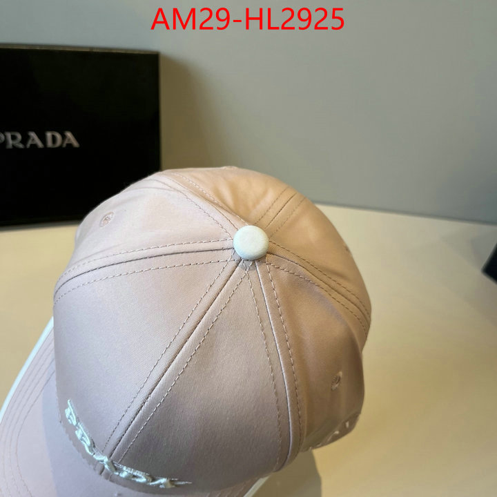 Cap (Hat)-Prada brand designer replica ID: HL2925 $: 29USD