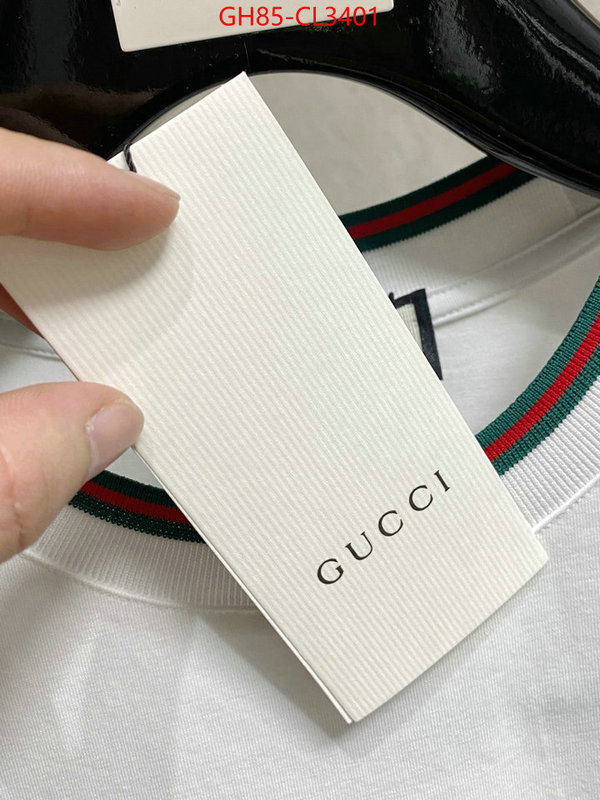 Clothing-Gucci luxury fake ID: CL3401 $: 85USD