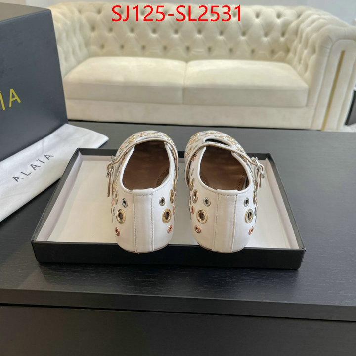 Women Shoes-ALAIA fake aaaaa ID: SL2531 $: 125USD
