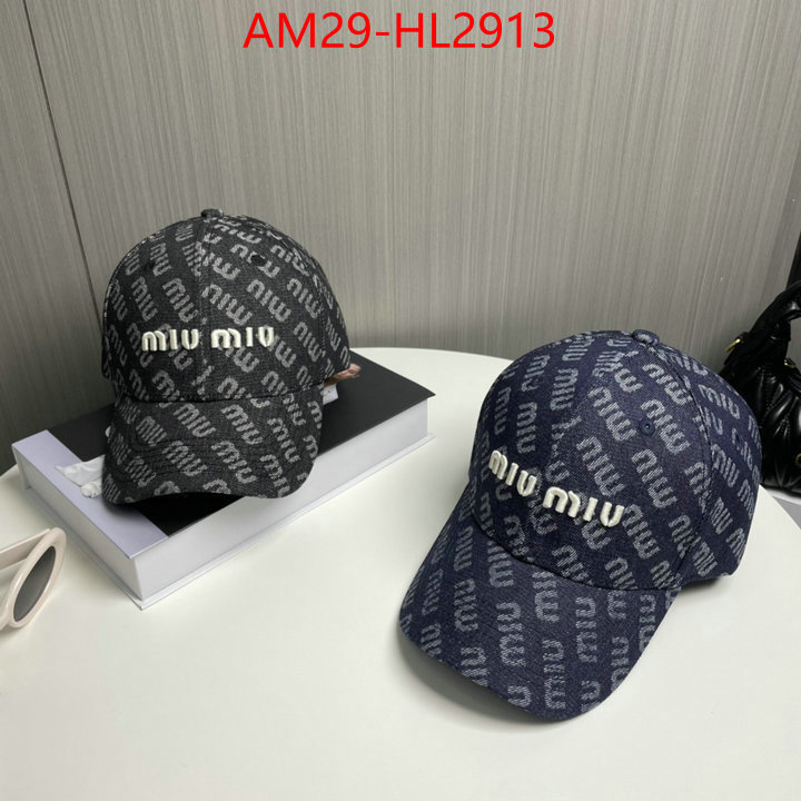 Cap(Hat)-Miu Miu only sell high-quality ID: HL2913 $: 29USD