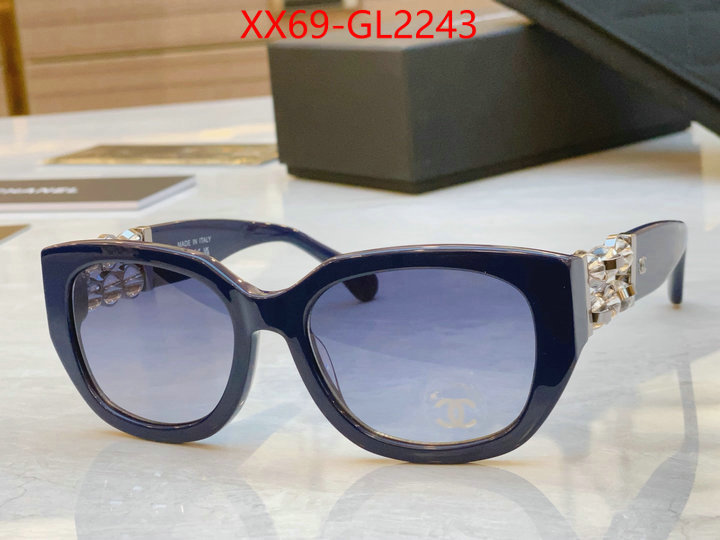 Glasses-Chanel designer high replica ID: GL2243 $: 69USD