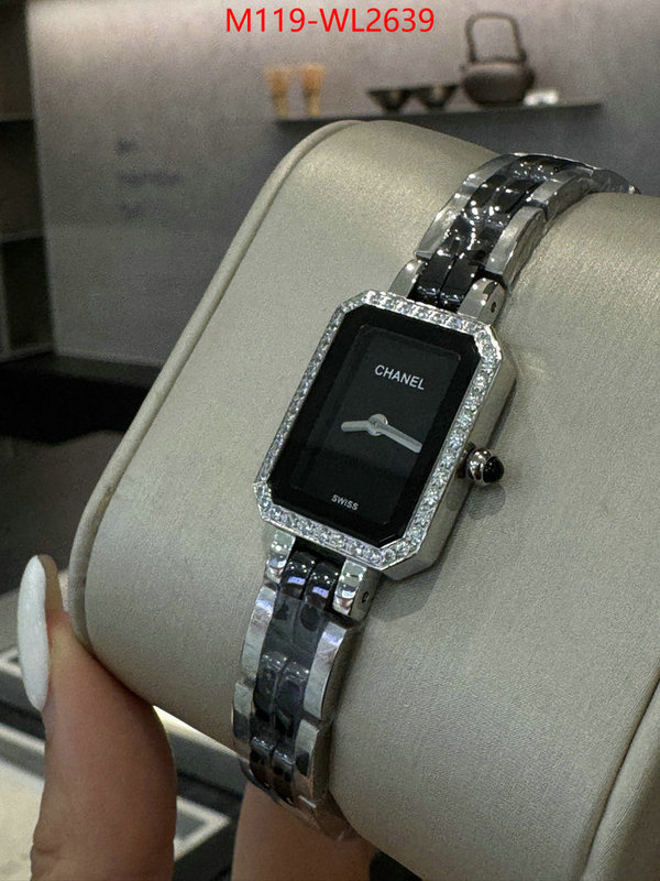 Watch(4A)-Chanel where quality designer replica ID: WL2639 $: 119USD