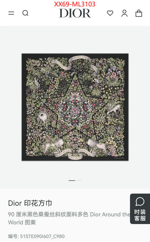 Scarf-Dior what best designer replicas ID: ML3103 $: 69USD