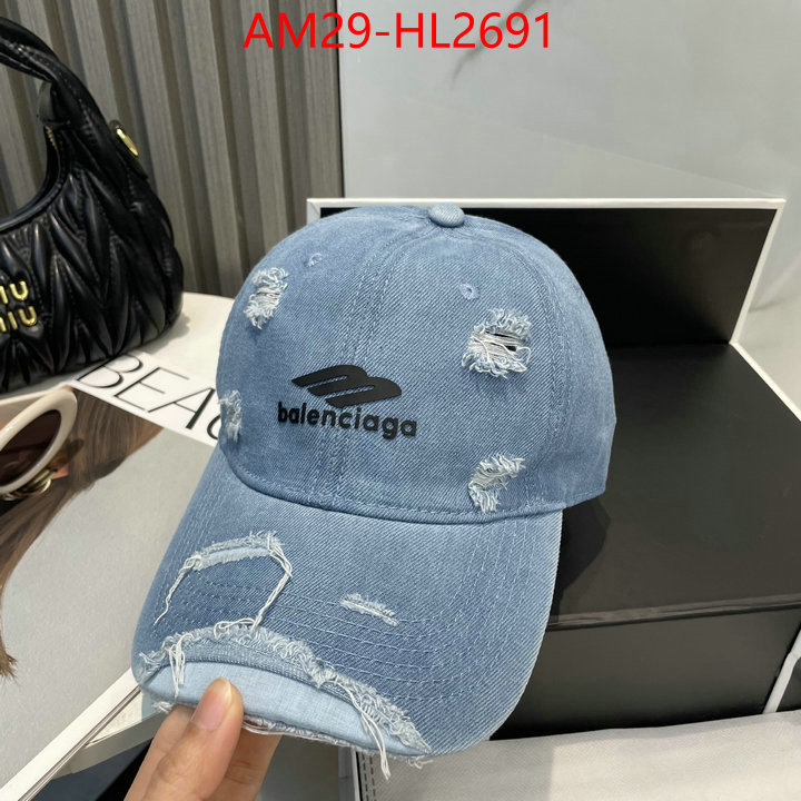 Cap(Hat)-Balenciaga styles & where to buy ID: HL2691 $: 29USD