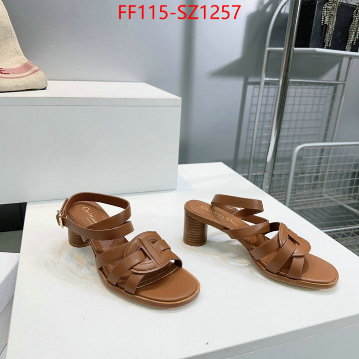 Women Shoes-Dior buy 2024 replica ID: SZ1257 $: 115USD