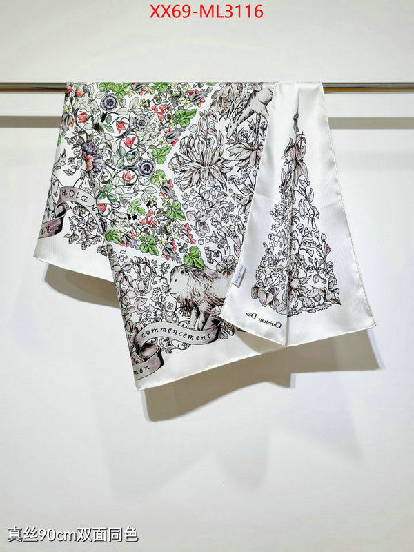 Scarf-Dior luxury ID: ML3116 $: 69USD