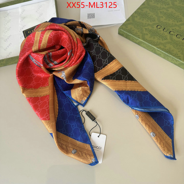 Scarf-Gucci can i buy replica ID: ML3125 $: 55USD