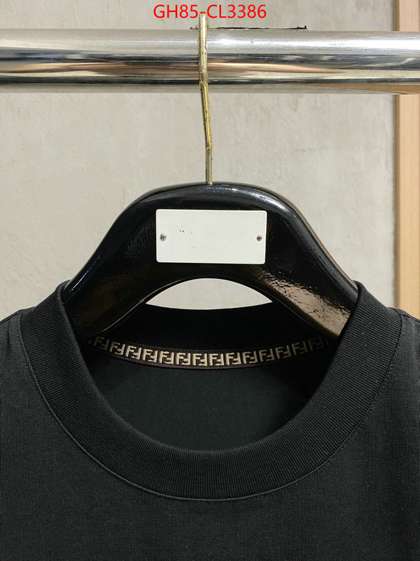 Clothing-Fendi designer wholesale replica ID: CL3386 $: 85USD