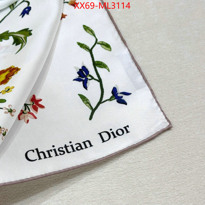Scarf-Dior 2024 aaaaa replica customize ID: ML3114 $: 69USD