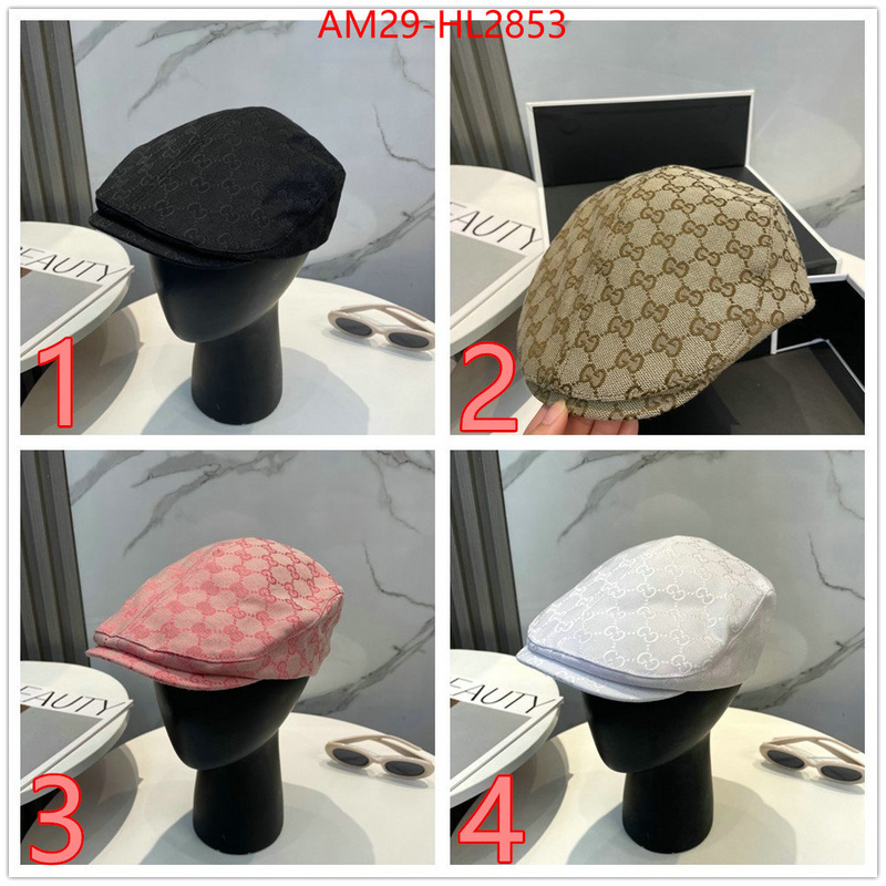 Cap(Hat)-Gucci best replica new style ID: HL2853 $: 29USD