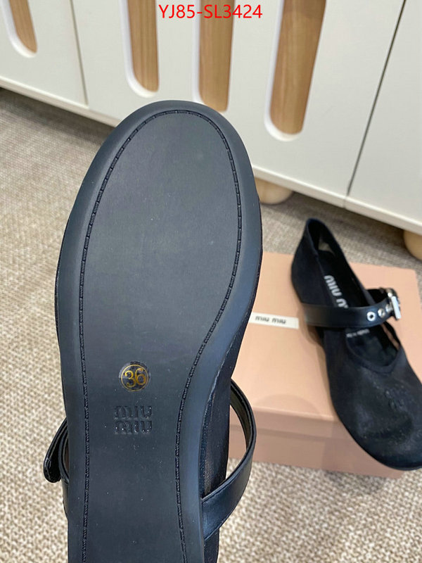 Women Shoes-Miu Miu buy high-quality fake ID: SL3424 $: 85USD
