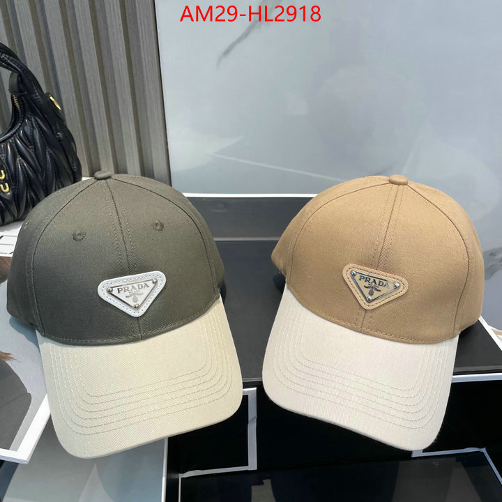 Cap (Hat)-Prada high quality replica ID: HL2918 $: 29USD