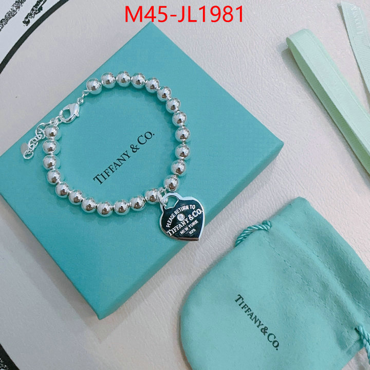 Jewelry-Tiffany fake designer ID: JL1981 $: 45USD