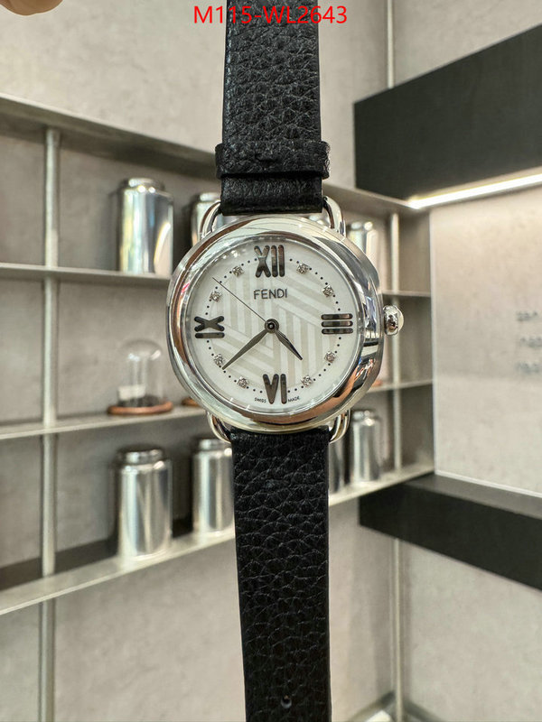 Watch(4A)-Fendi for sale online ID: WL2643 $: 115USD