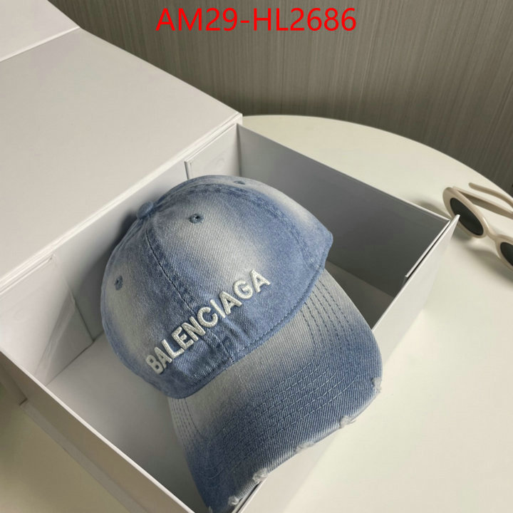 Cap(Hat)-Balenciaga brand designer replica ID: HL2686 $: 29USD