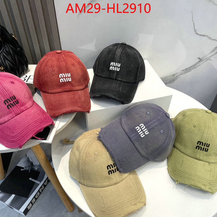 Cap(Hat)-Miu Miu best website for replica ID: HL2910 $: 29USD