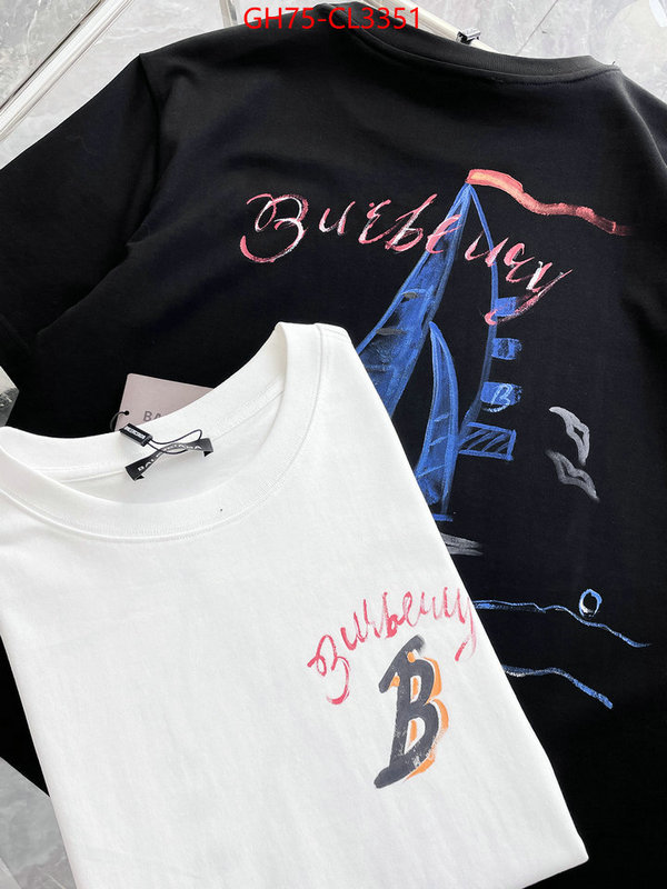 Clothing-Burberry designer fake ID: CL3351 $: 75USD