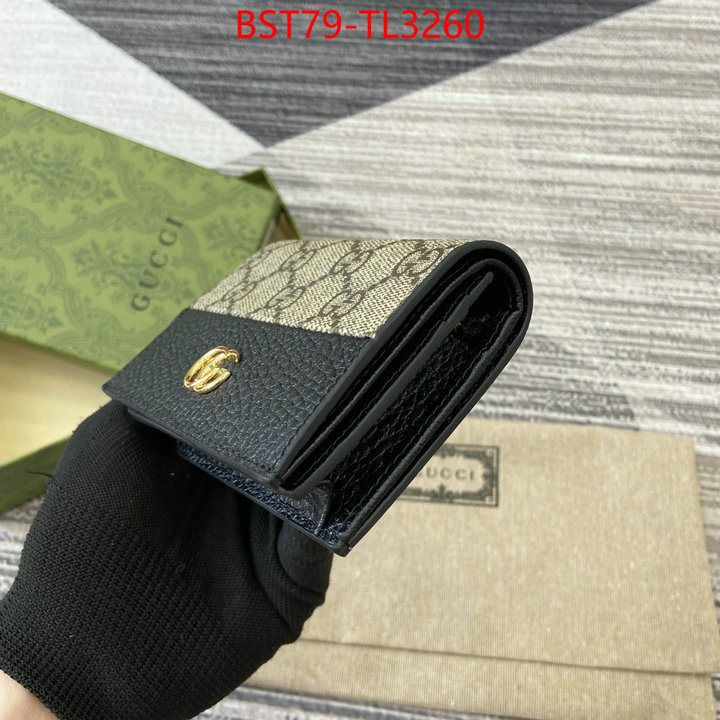 Gucci Bags(TOP)-Wallet- what best replica sellers ID: TL3260 $: 79USD,