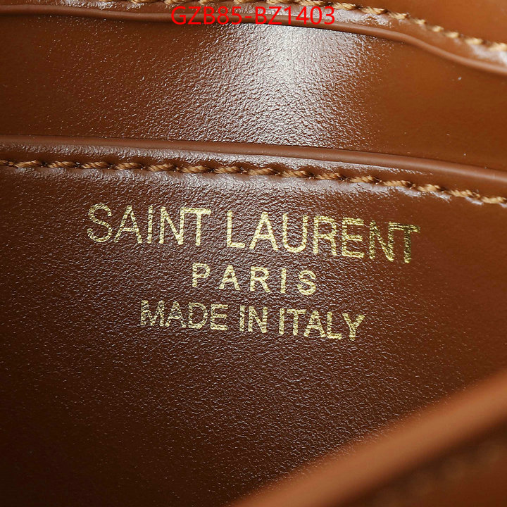 YSL Bags(4A)-Handbag- 2024 perfect replica designer ID: BZ1403 $: 85USD,