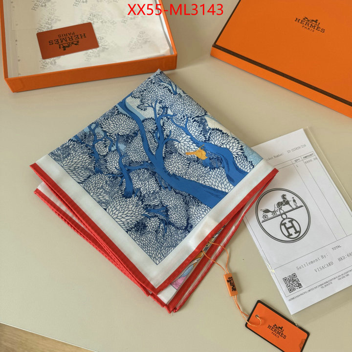 Scarf-Hermes mirror copy luxury ID: ML3143 $: 55USD