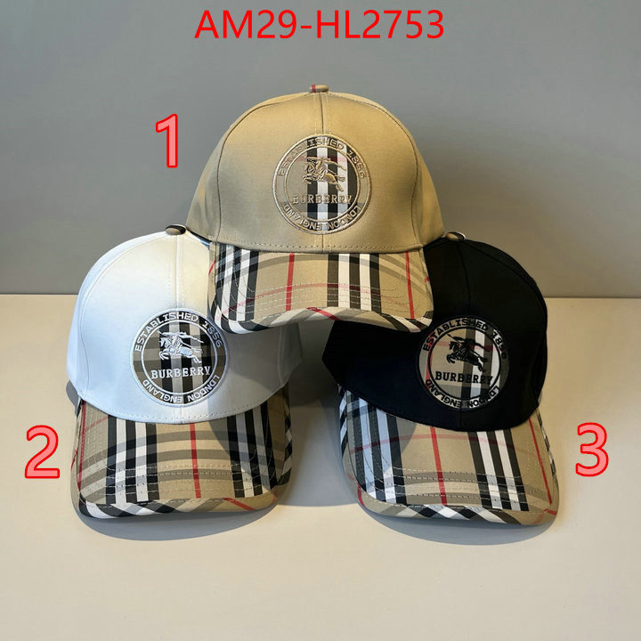 Cap(Hat)-Burberry practical and versatile replica designer ID: HL2753 $: 29USD