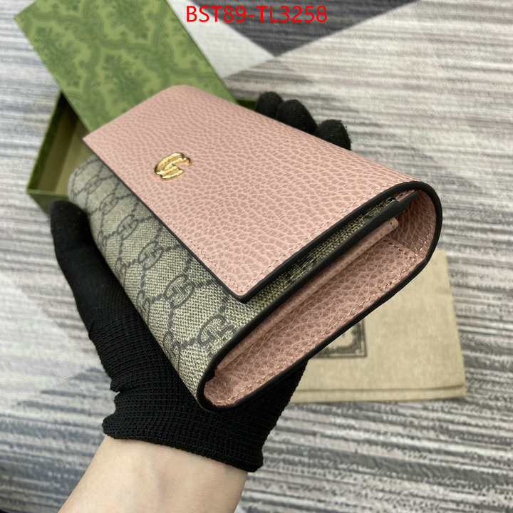 Gucci Bags(TOP)-Wallet- highest quality replica ID: TL3258 $: 89USD,