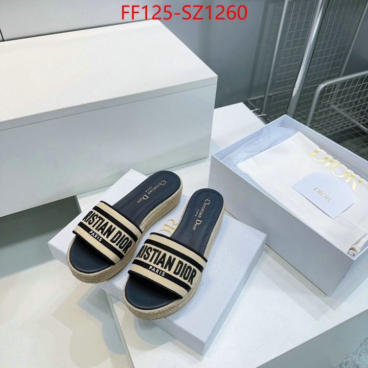 Women Shoes-Dior highest product quality ID: SZ1260 $: 125USD