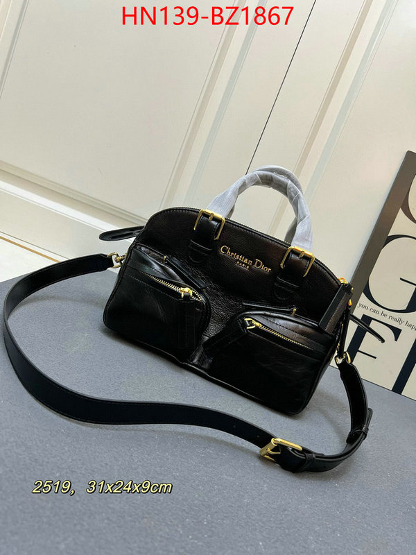 Dior Bags(4A)-Handbag- shop cheap high quality 1:1 replica ID: BZ1867 $: 139USD,
