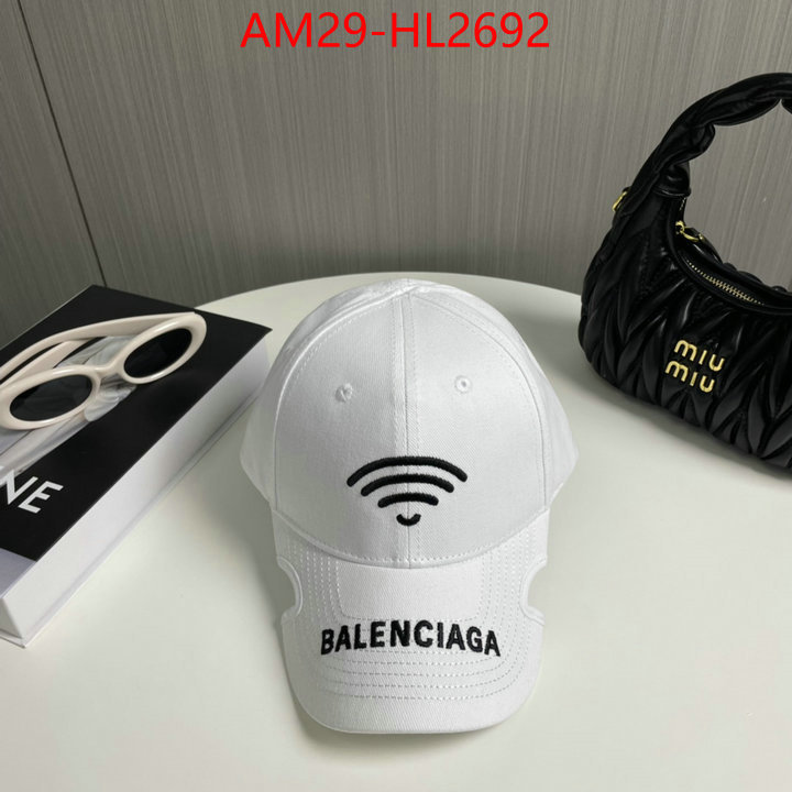 Cap(Hat)-Balenciaga for sale cheap now ID: HL2692 $: 29USD