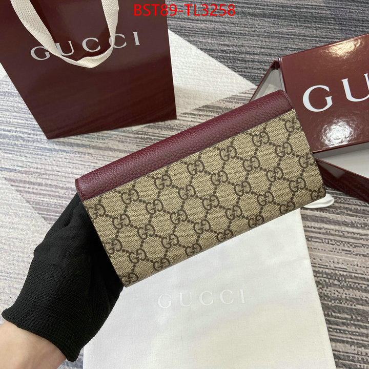 Gucci Bags(TOP)-Wallet- highest quality replica ID: TL3258 $: 89USD,