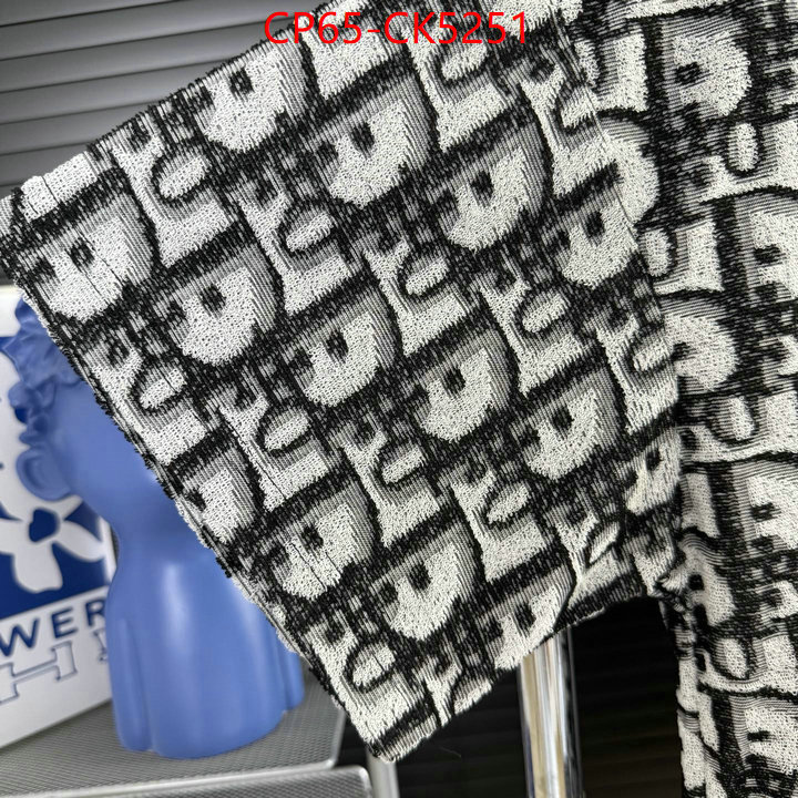 Clothing-Dior 2024 perfect replica designer ID: CK5251 $: 65USD