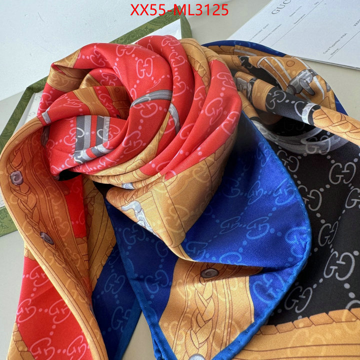 Scarf-Gucci can i buy replica ID: ML3125 $: 55USD