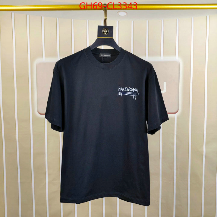 Clothing-Balenciaga high quality ID: CL3343 $: 69USD