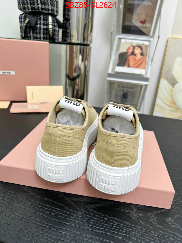 Women Shoes-Miu Miu designer 1:1 replica ID: SL2624 $: 85USD