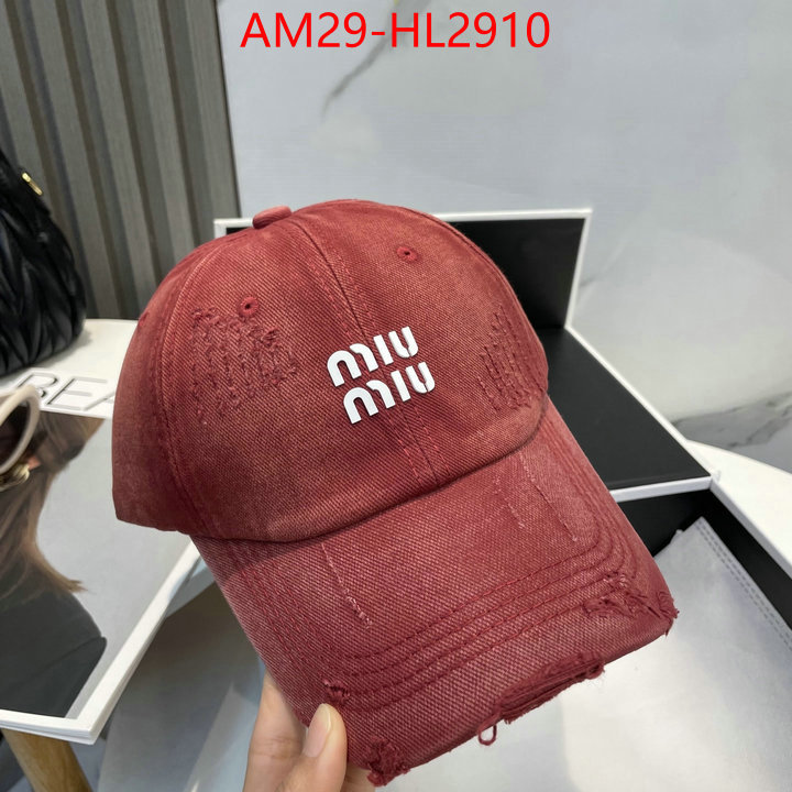 Cap(Hat)-Miu Miu best website for replica ID: HL2910 $: 29USD
