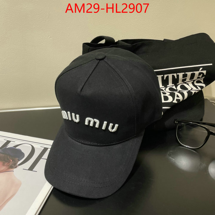Cap(Hat)-Miu Miu how to buy replcia ID: HL2907 $: 29USD