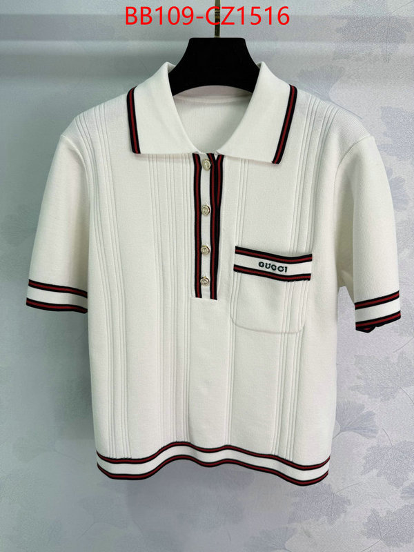 Clothing-Gucci fake aaaaa ID: CZ1516 $: 109USD