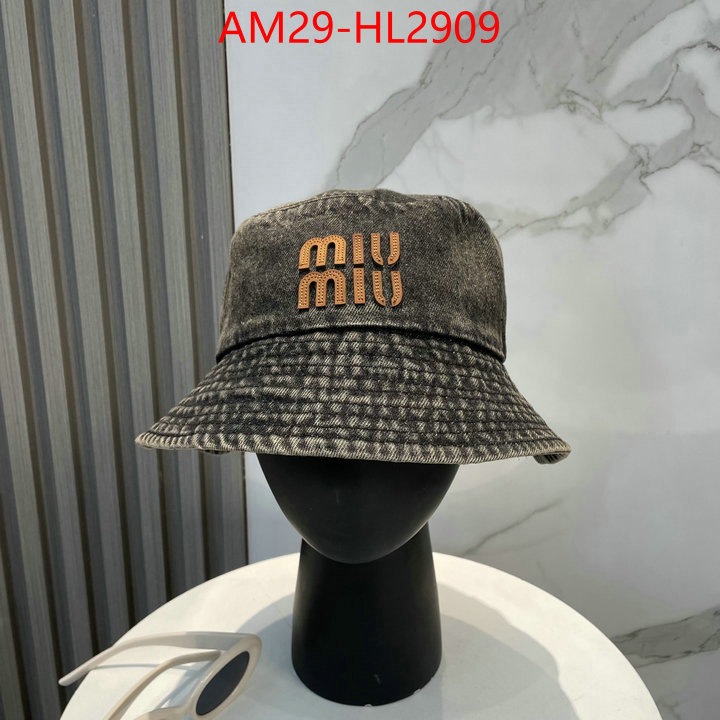 Cap(Hat)-Miu Miu designer 7 star replica ID: HL2909 $: 29USD