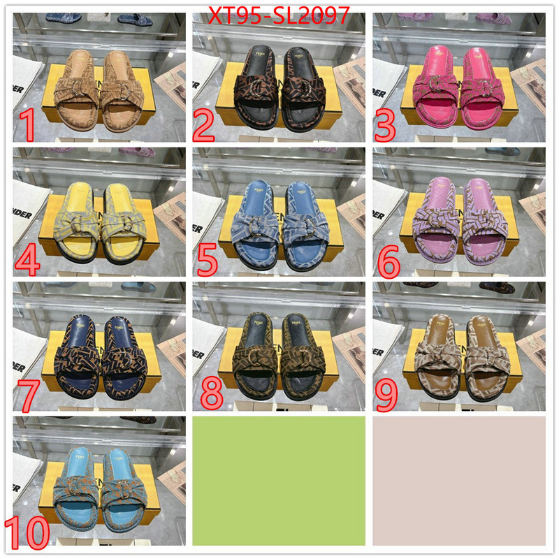 Women Shoes-Fendi designer 1:1 replica ID: SL2097 $: 95USD
