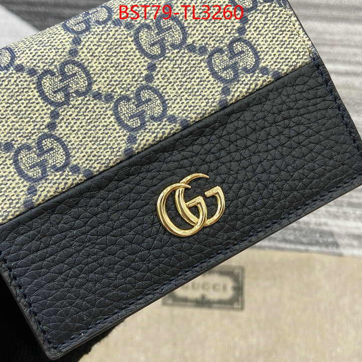 Gucci Bags(TOP)-Wallet- what best replica sellers ID: TL3260 $: 79USD,