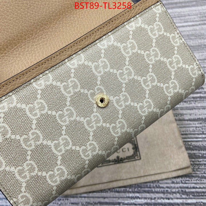 Gucci Bags(TOP)-Wallet- highest quality replica ID: TL3258 $: 89USD,