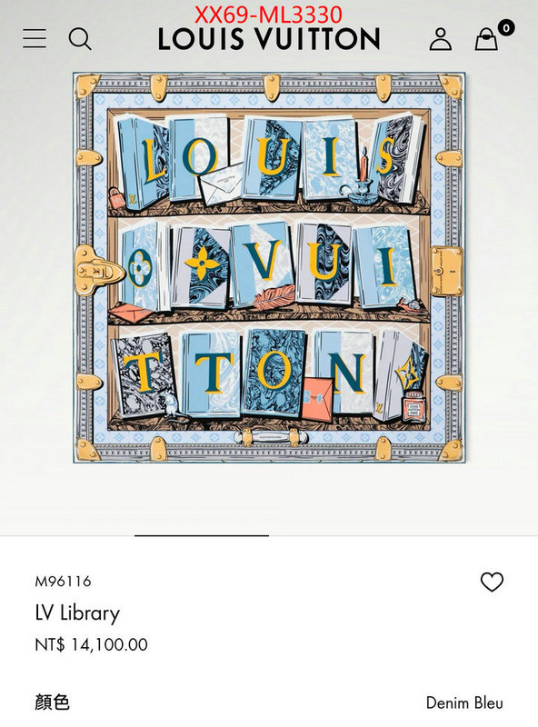 Scarf-LV luxury ID: ML3330 $: 69USD
