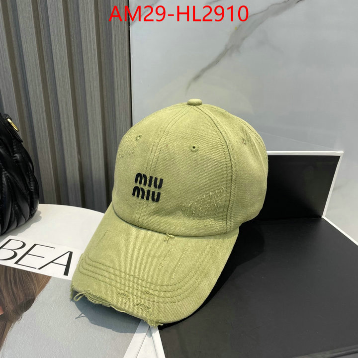 Cap(Hat)-Miu Miu best website for replica ID: HL2910 $: 29USD