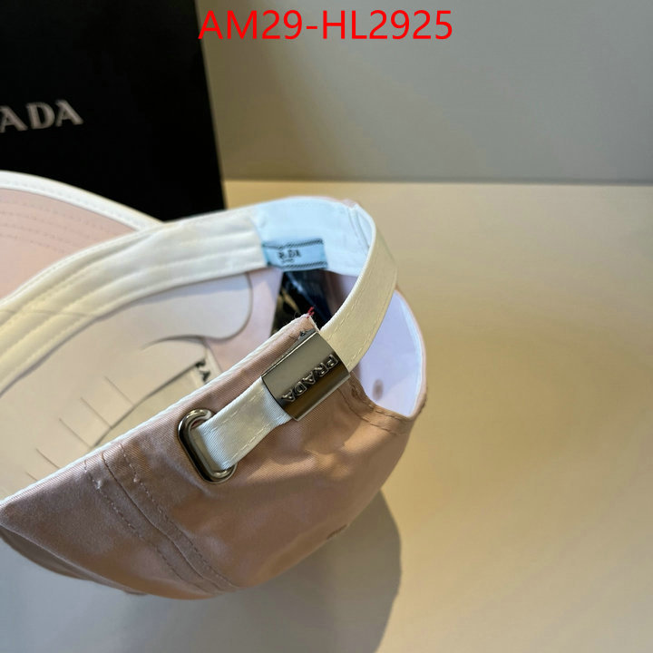 Cap (Hat)-Prada brand designer replica ID: HL2925 $: 29USD