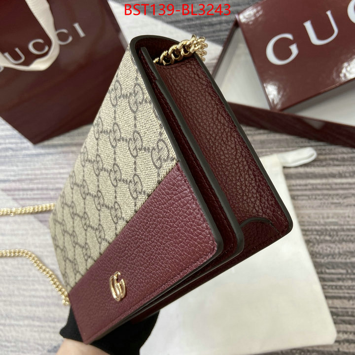 Gucci Bags(TOP)-Crossbody- luxury fake ID: BL3243 $: 139USD,
