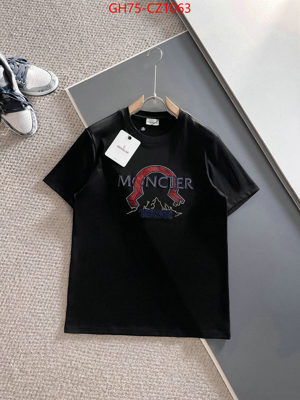 Clothing-Moncler how to buy replcia ID: CZ1063 $: 75USD