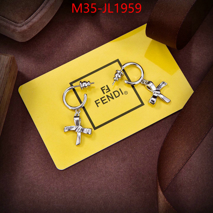 Jewelry-Fendi top fake designer ID: JL1959 $: 35USD