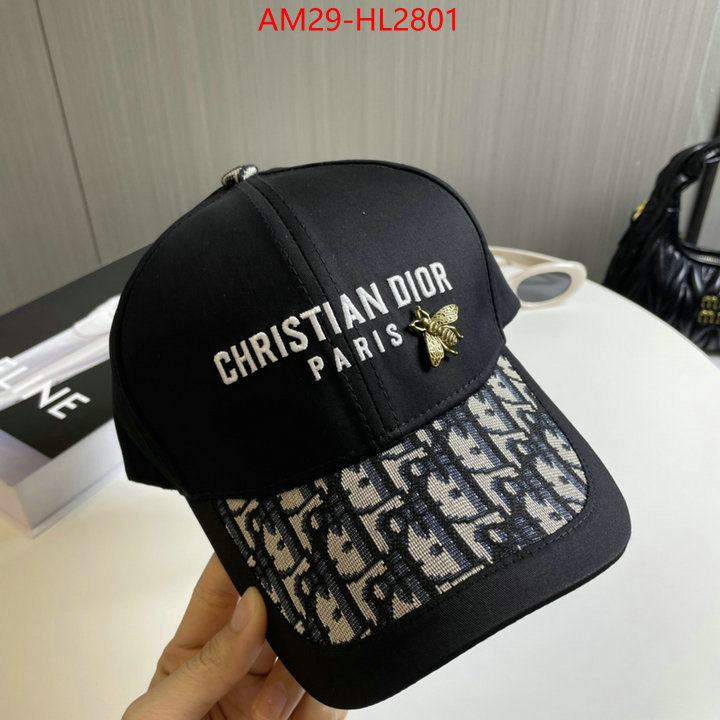 Cap (Hat)-Dior designer 7 star replica ID: HL2801 $: 29USD